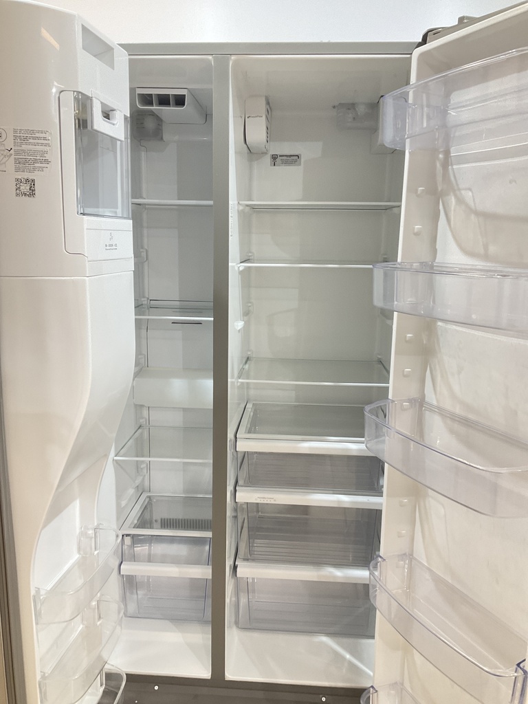 Whirlpool Used Refrigerator Side by Side Counter Depth 36x68 1/2” (Stainless Steel) 