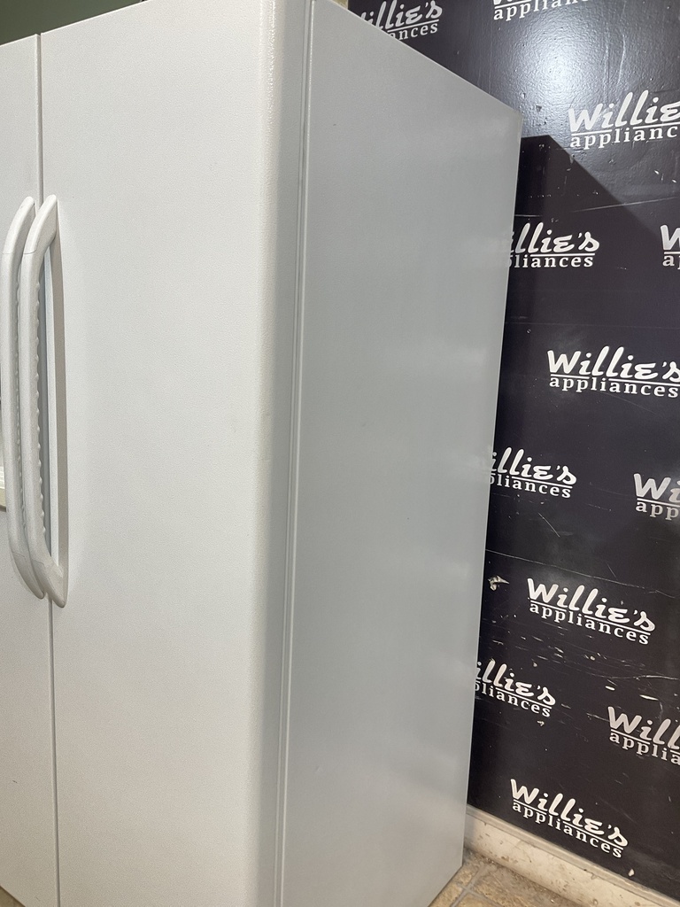 Ge Used Refrigerator Side By Side 36x69 1/2” (white) 