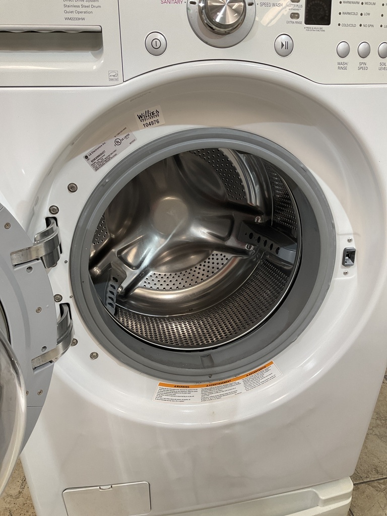 Lg Used Washer front-load 27inches (White)