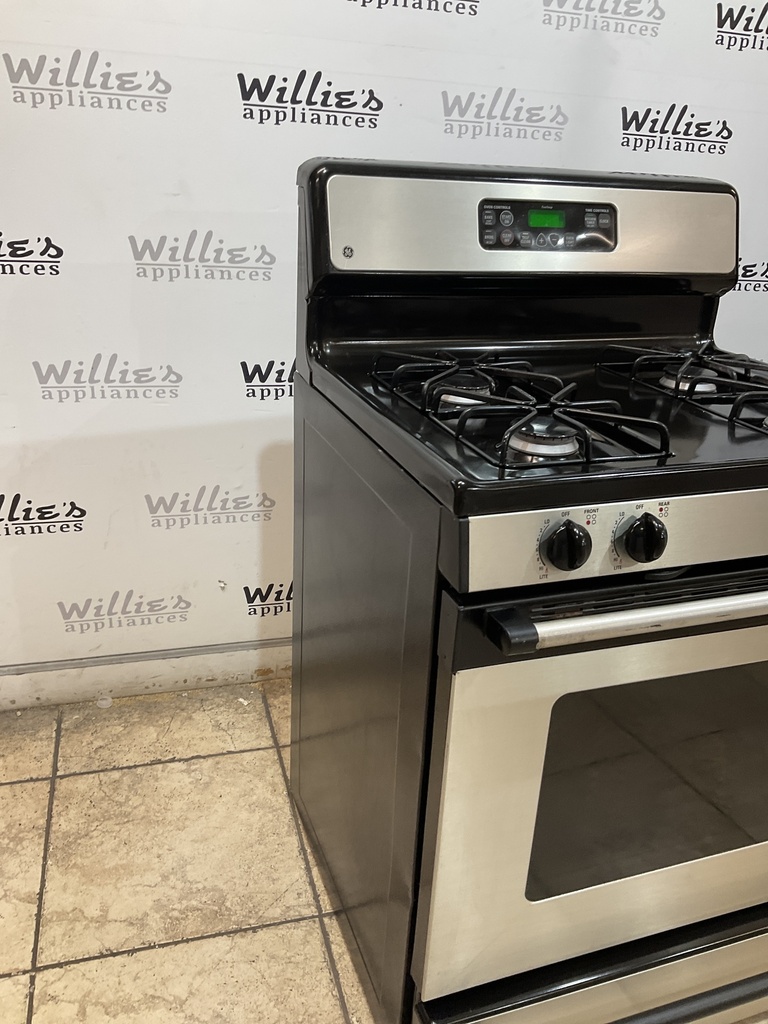 Ge Used Natural Gas Stove 30inches (Stainless Steel) 