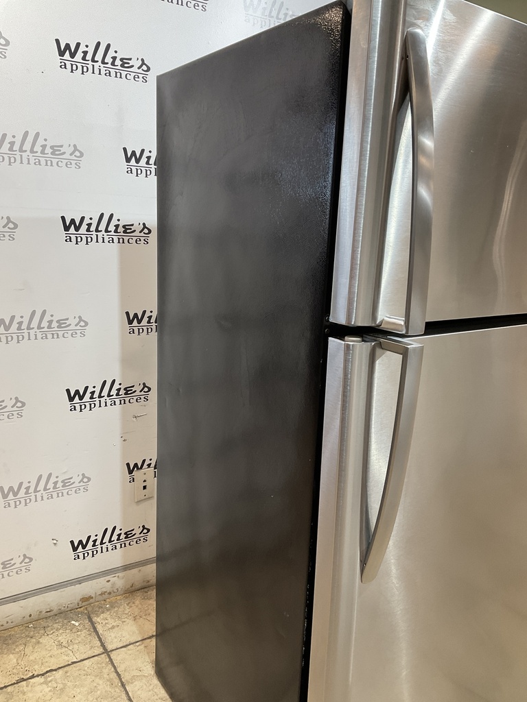 Frigidaire Used Refrigerator Top and Bottom 30x66 (Stainless Steel)