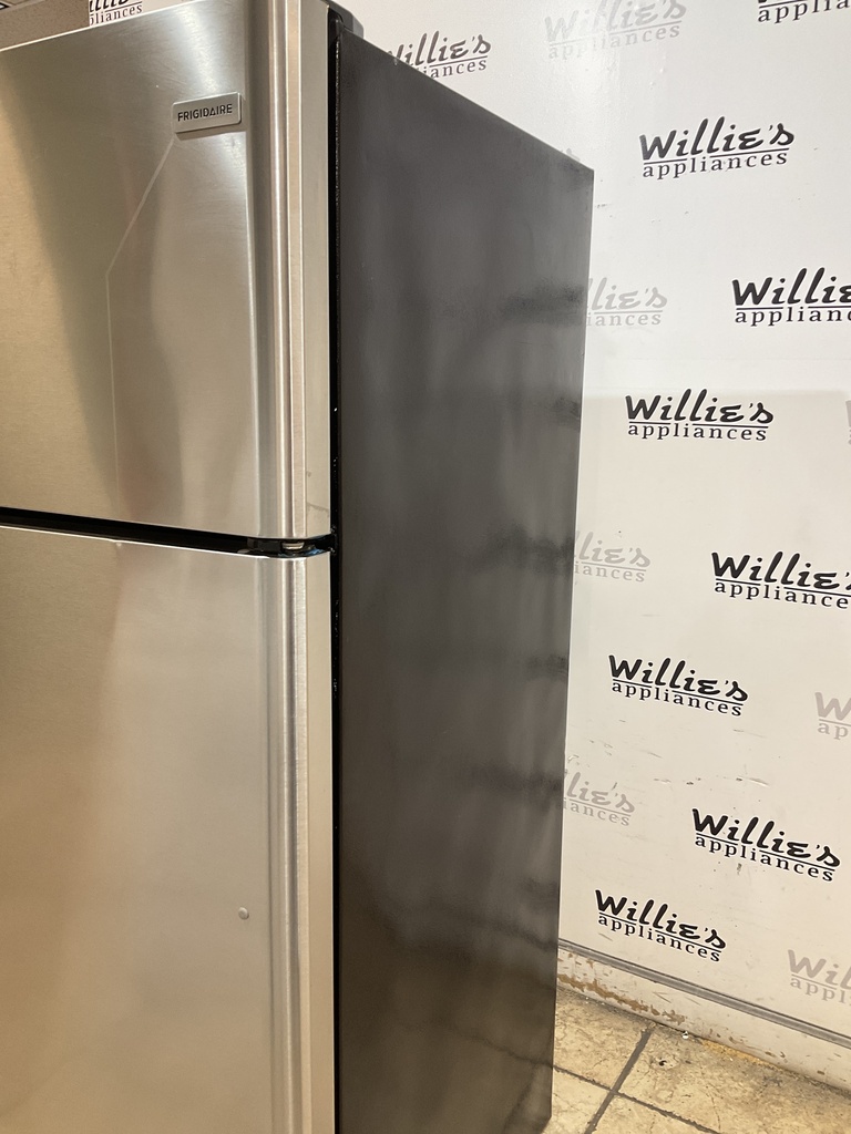 Frigidaire Used Refrigerator Top and Bottom 30x66 (Stainless Steel)