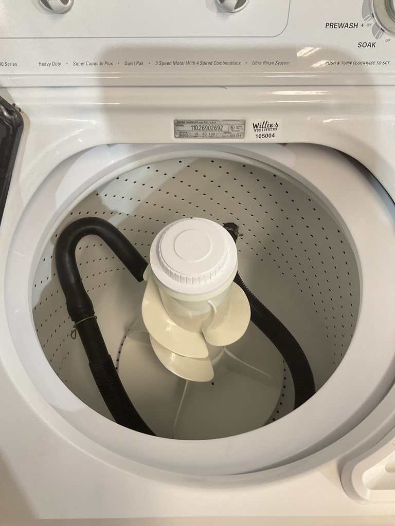 Kenmore Used Washer Top-load 27inches (White) 