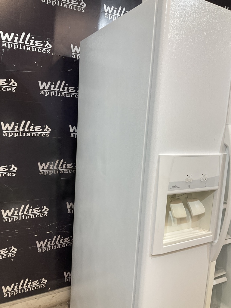 Whirlpool Used Refrigerator Side by Side 36x69 1/2” (White) 