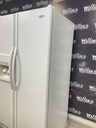 Whirlpool Used Refrigerator Side by Side 36x69 1/2” (White) 