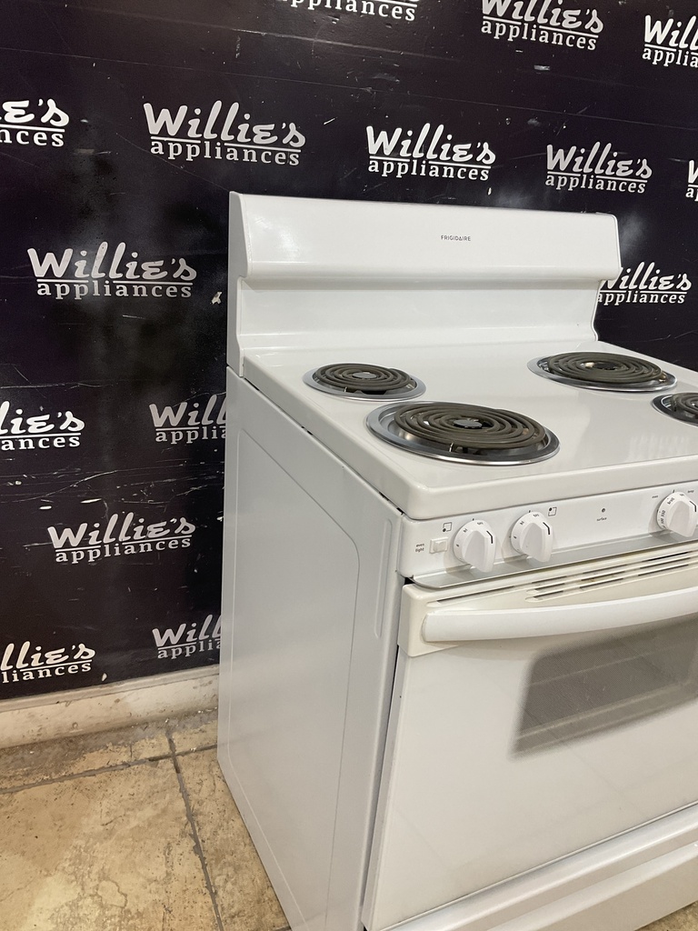 Frigidaire Used Electric Stove 220volts (40/50 AMP) 30inches {4 prong} (White) 