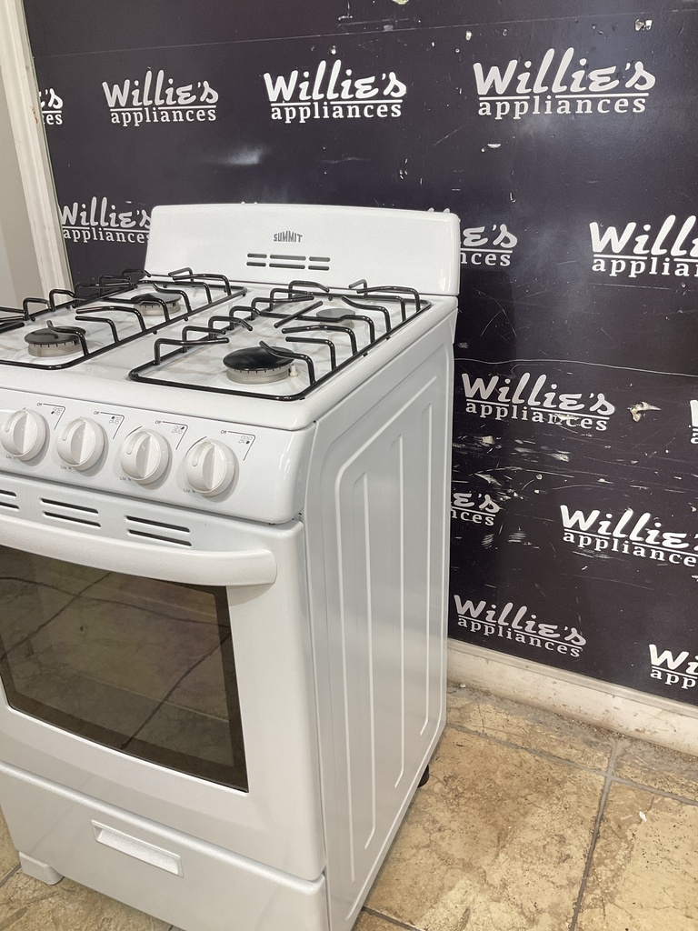 Summit Used Natural Gas Stove 24inches (White) 