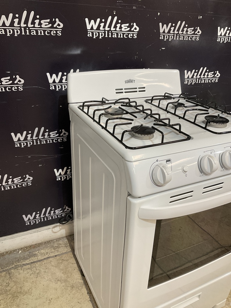 Summit Used Natural Gas Stove 24inches (White) 