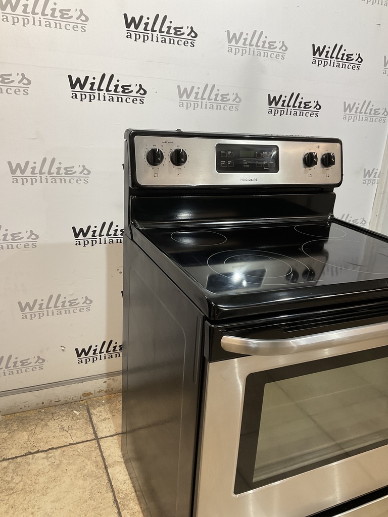 Frigidaire Used Electric Stove 30inches {no cord} (Stainless Steel) 