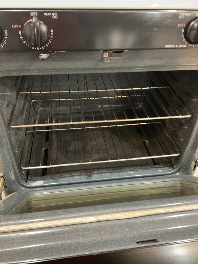 Kenmore Used Natural Gas Stove 30inches (White/Black) 