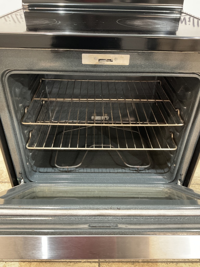 Ge Used Electric Stove 220volts (40/50 AMP) {4 prong} (Stainless steel)