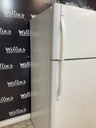 Frigidaire Used Refrigerator Top and Bottom 30x66 1/2” (white)