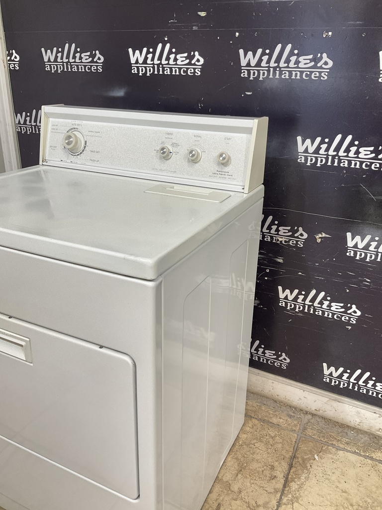 Kenmore Used Electric Dryer 220volts (30 AMP) 29inches {3 prong} (White) 