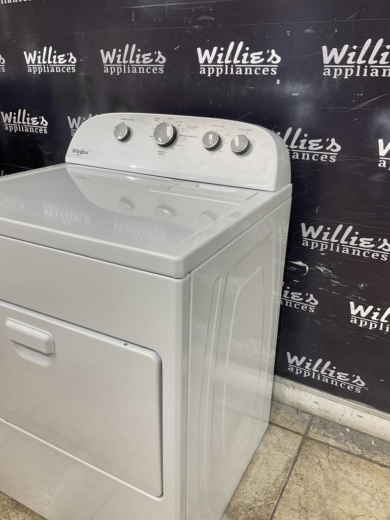 Whirlpool Used Electric Dryer 220volts (30 AMP) 29inches {3 prong} (White) 