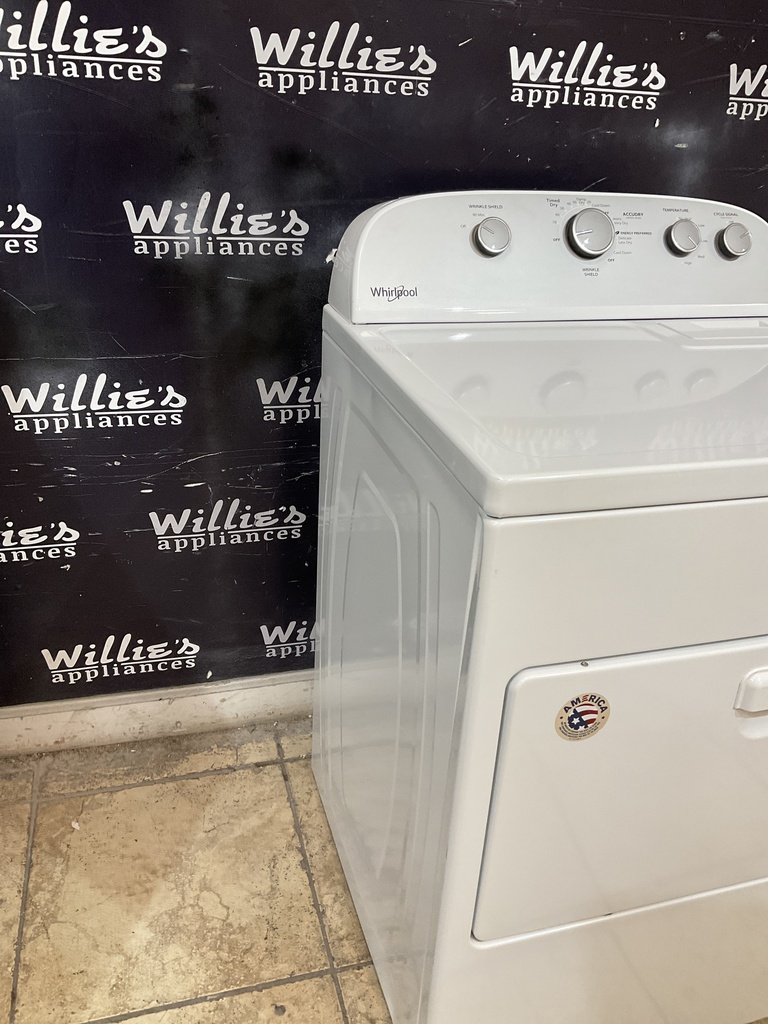 Whirlpool Used Electric Dryer 220volts (30 AMP) 29inches {3 prong} (White) 