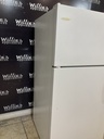Frigidaire Used Refrigerator Top and Bottom 28x60 1/2” (White) 