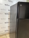 Frigidaire Used Refrigerator Top and Bottom 30x66 (Black) 