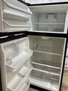 Frigidaire Used Refrigerator Top and Bottom 30x66 (Black) 