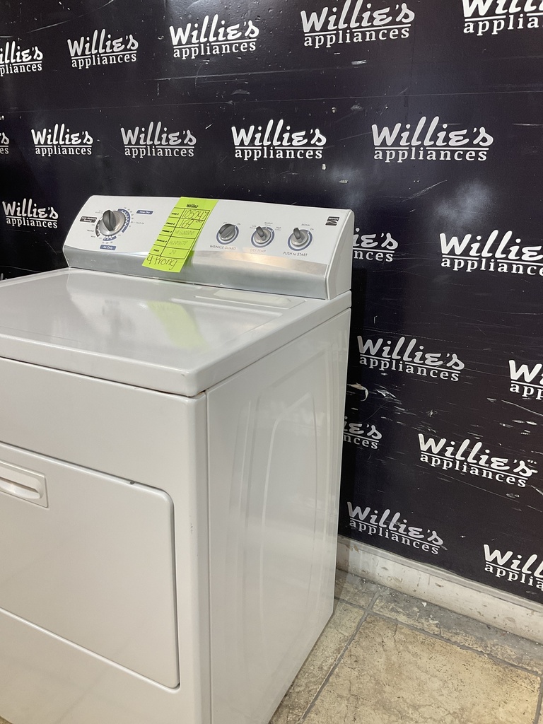 Kenmore Used Electric Dryer 220volts (30 AMP) 29inches {4 prong} (White) 