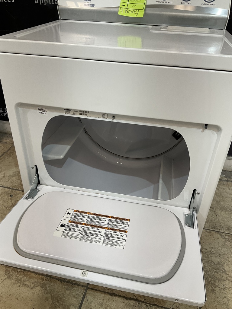 Kenmore Used Electric Dryer 220volts (30 AMP) 29inches {4 prong} (White) 