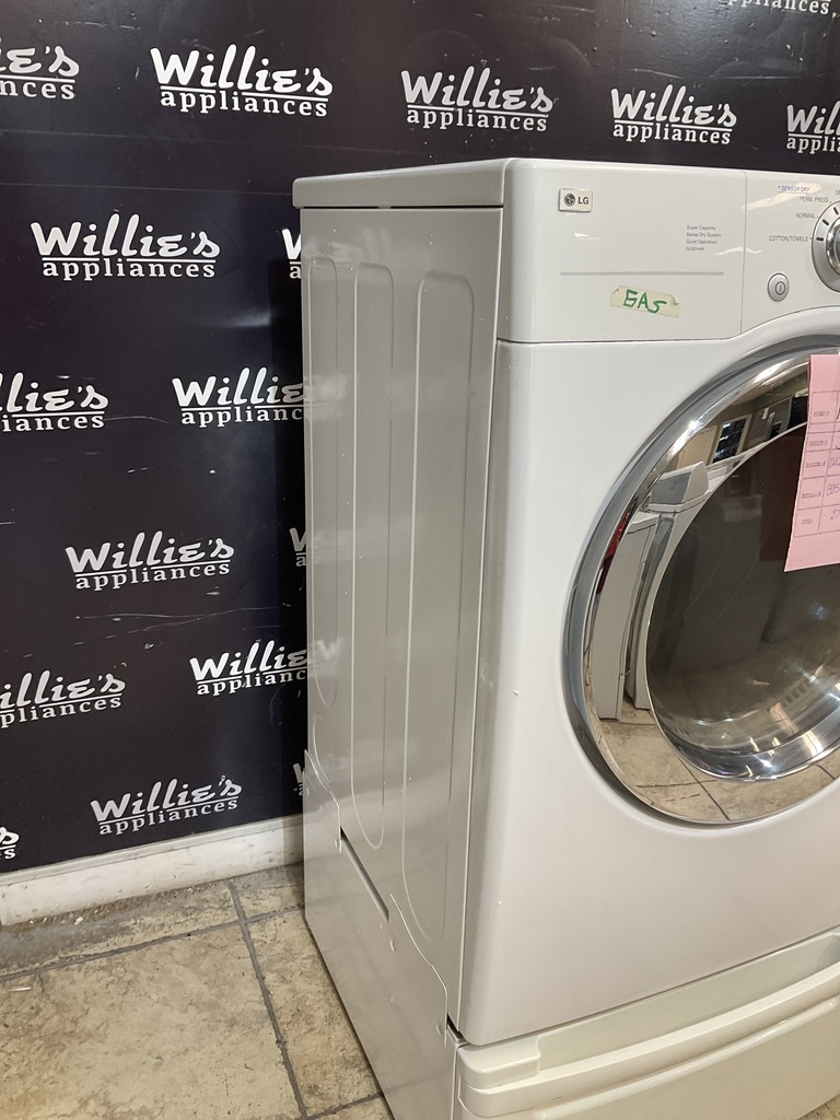 Lg Used Natural Gas Dryer 27inches (white) 