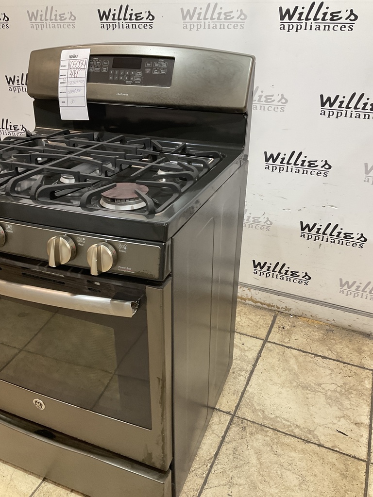 Ge Used Natural Gas Stove 30inches (Stainless) 