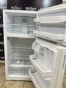 Hotpoint Used Refrigerator Top and Bottom 28x64 1/2” (White) 