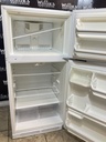 Frigidaire Used Refrigerator Top and Bottom 28x59 1/2” (White) 