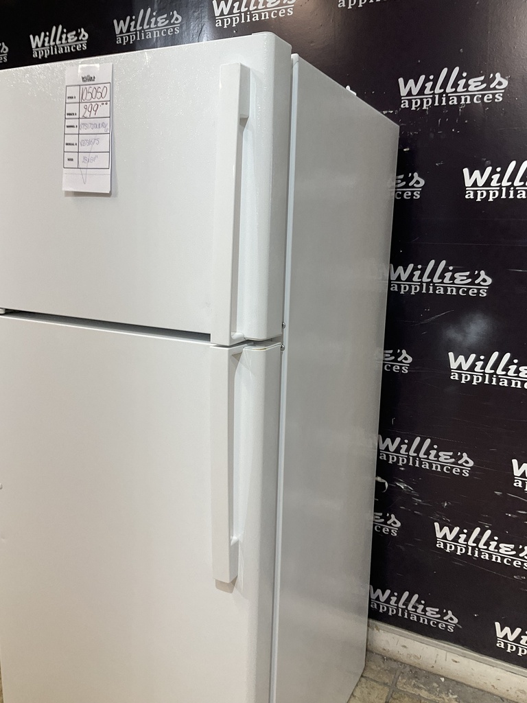 Ge Used Refrigerator Side By Side 28x64 1/2” (White) 