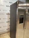 Ge Used Refrigerator Side by Side 36x69 1/2” (Stainless Steel) 