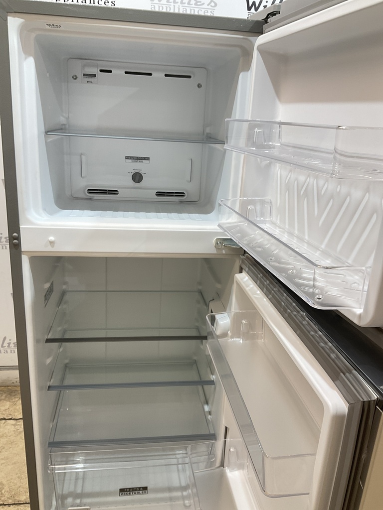 Whirlpool Used Refrigerator Top and Bottom 24 1/2” x 61 (Stainless Steel) 