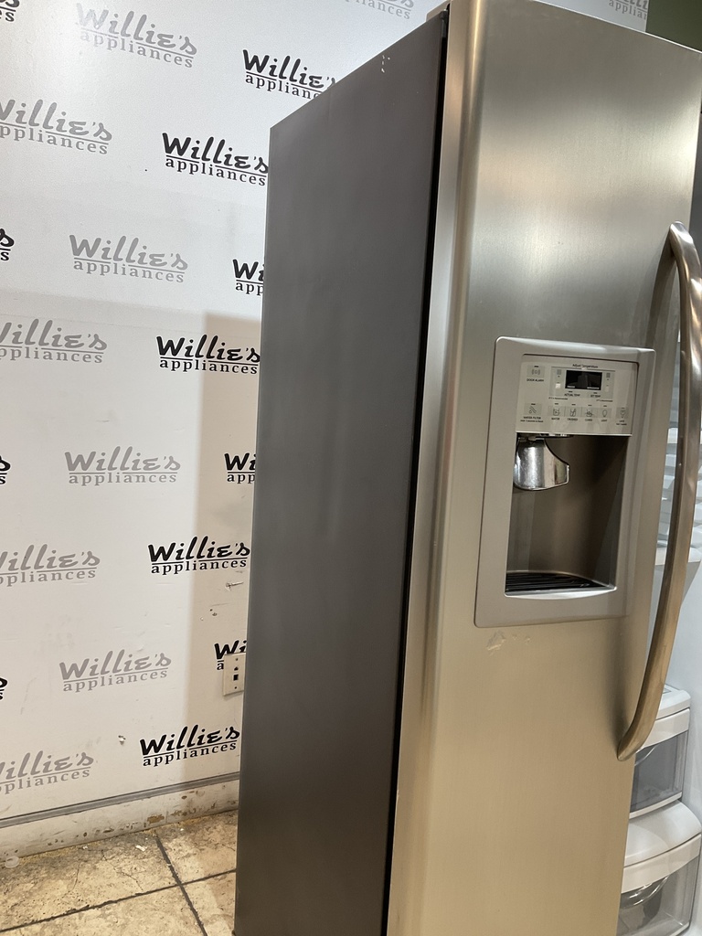 Ge Used Refrigerator Side by Side Counter Depth 36x69 1/2” (Stainless Steel) 