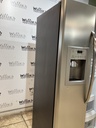 Ge Used Refrigerator Side by Side Counter Depth 36x69 1/2” (Stainless Steel) 