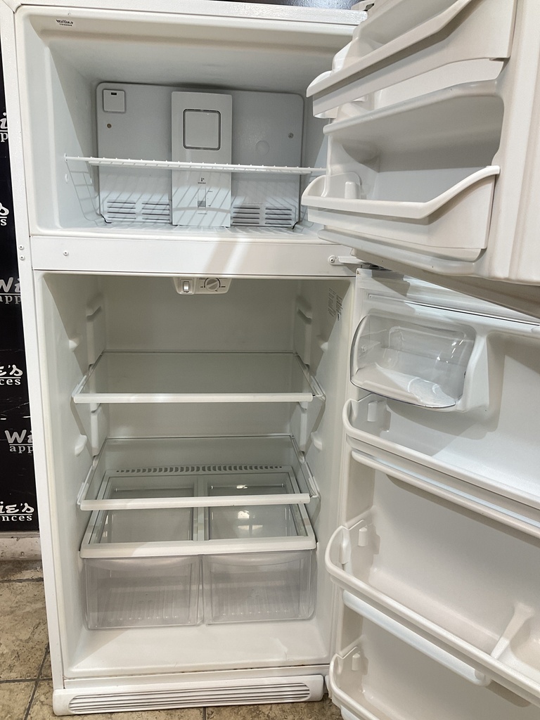 Frigidaire Used Refrigerator Top and Bottom 30x66 (white) 
