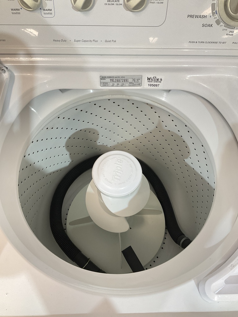 Kenmore Used Washer Top-load 27inches (White) 