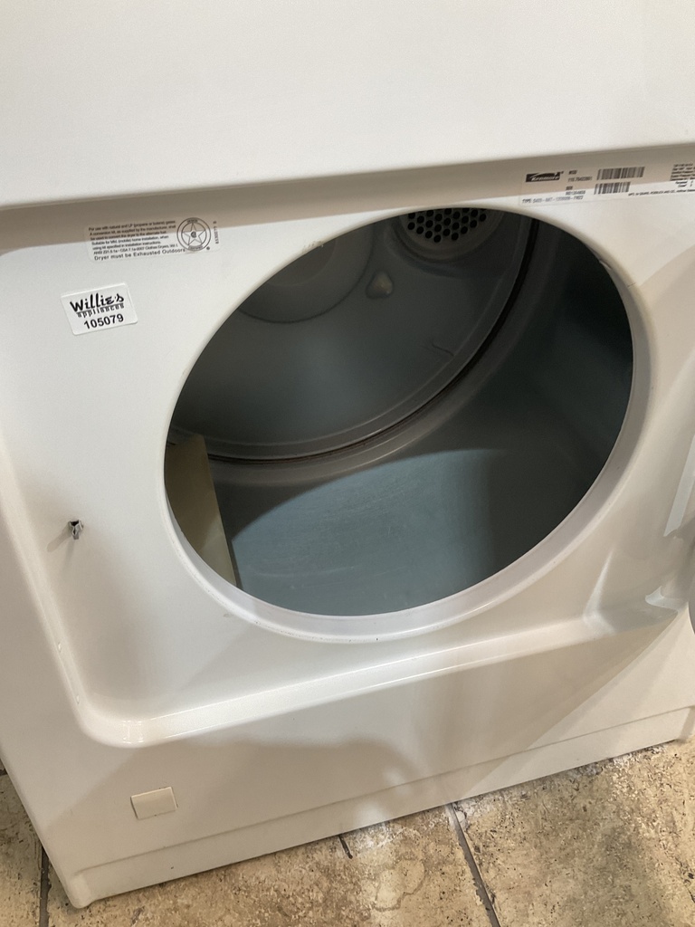 Kenmore Used Natural Gas Dryer 29inches (White) 
