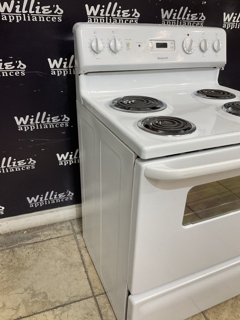 Hotpoint Used Natural Gas Stove 30inches (white) 