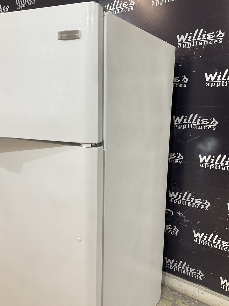 Frigidaire Used Refrigerator Top and Bottom 30x65 1/2” (White) 