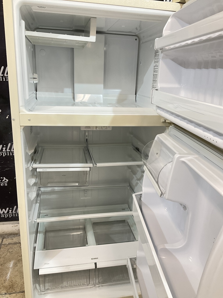 Hotpoint Used Refrigerator Top and Bottom 28x62 (Bisque)
