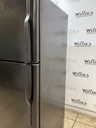 Frigidaire Used Refrigerator Top and Bottom 30x66 (Black) 
