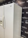 Whirlpool Used Refrigerator Side by Side 36x69 1/2” (white) 