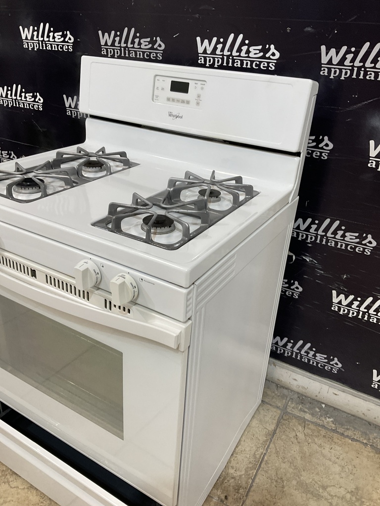 Whirlpool Used Natural Gas Stove 30inches (white) 