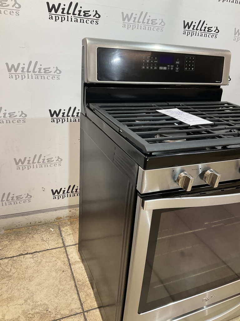 Whirlpool Used Natural Gas Stove 30inches (Stainless Steel) 