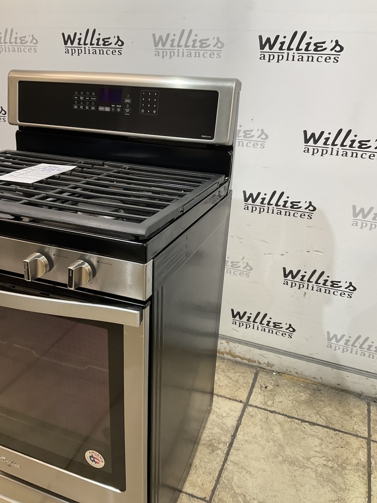 Whirlpool Used Natural Gas Stove 30inches (Stainless Steel) 