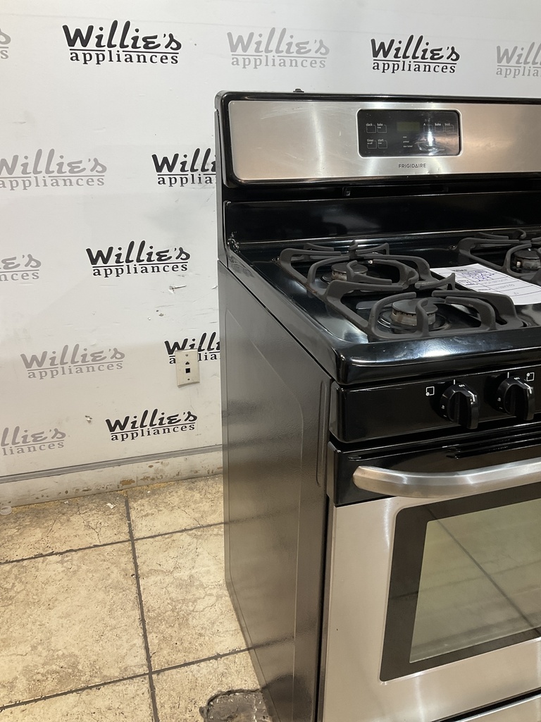 Frigidaire Used Natural Gas Stove 30inches (Stainless Steel) 
