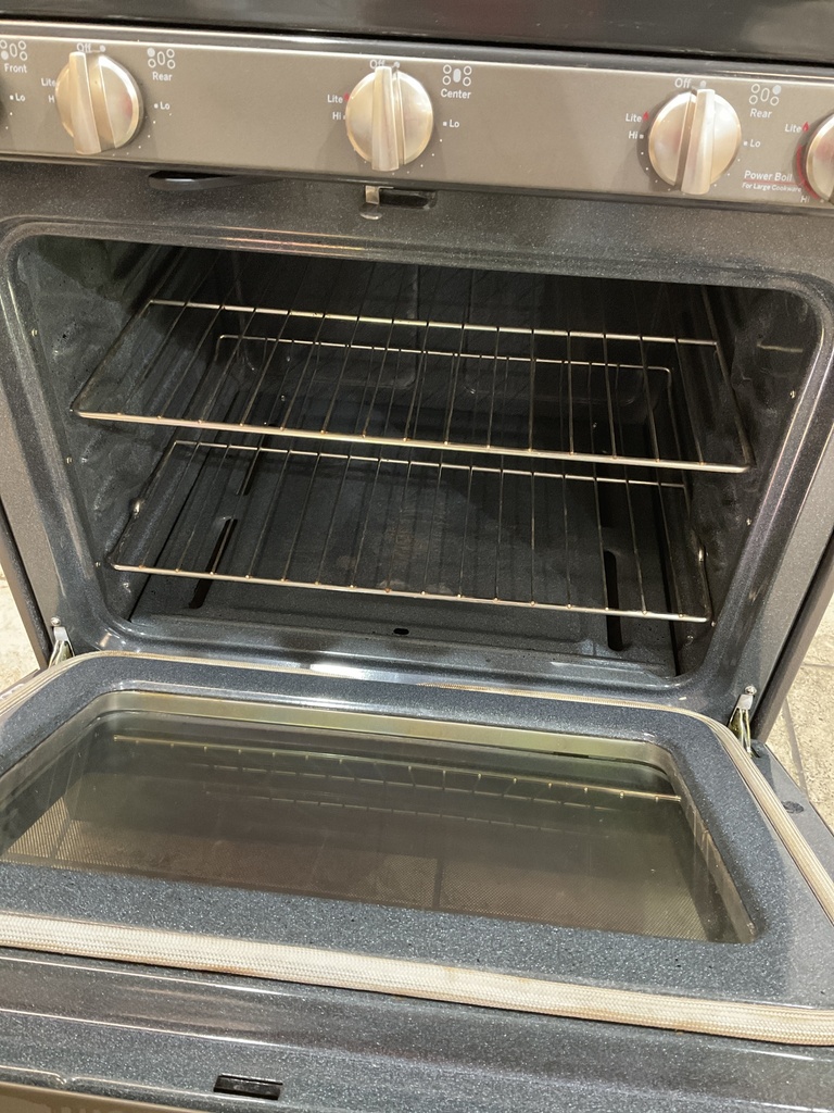 Ge Used Natural Gas Stove 30inches (Stainless Steel) 