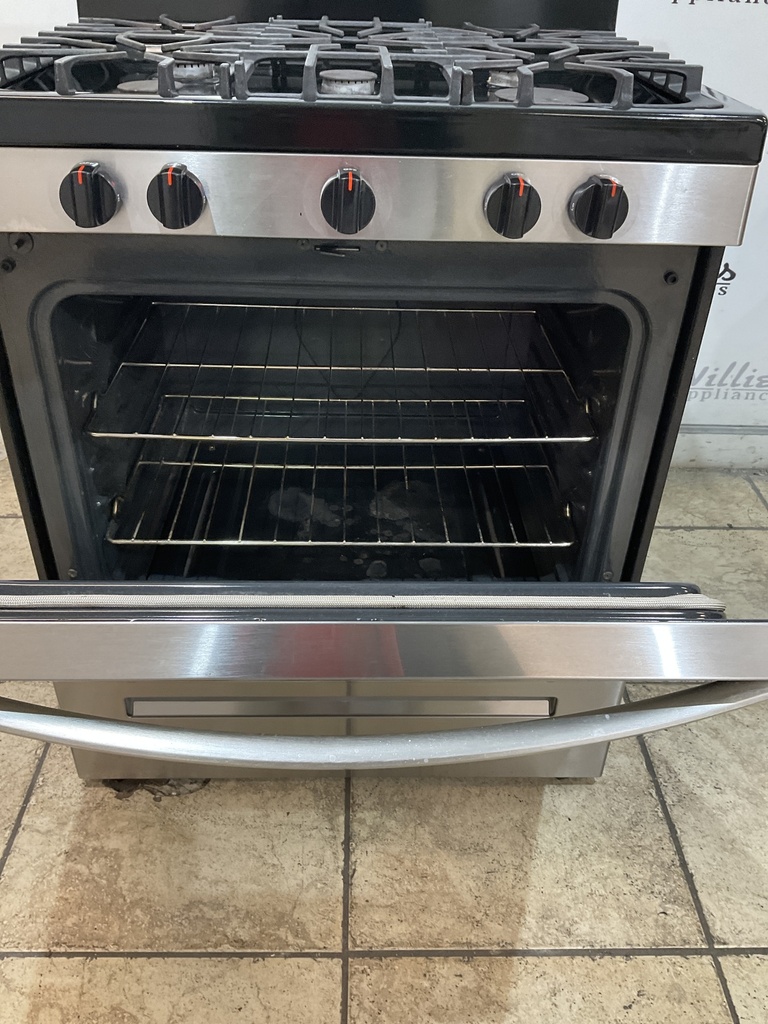 Frigidaire Used Natural Gas Stove 30inches (Stainless Steel) 