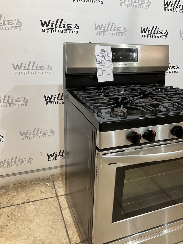 Frigidaire Used Natural Gas Stove 30inches (Stainless Steel) 