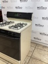 Ge Used Natural Gas Stove 30inches (bisque/black) 