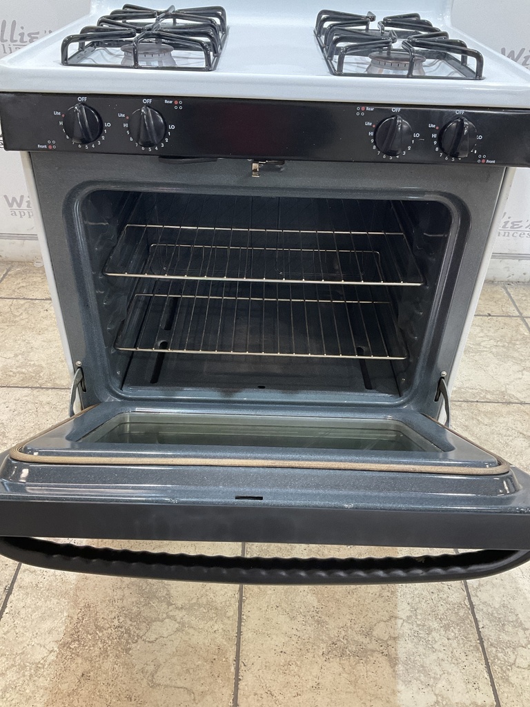 Hotpoint Used Natural Gas Stove 30inches (white/black) 